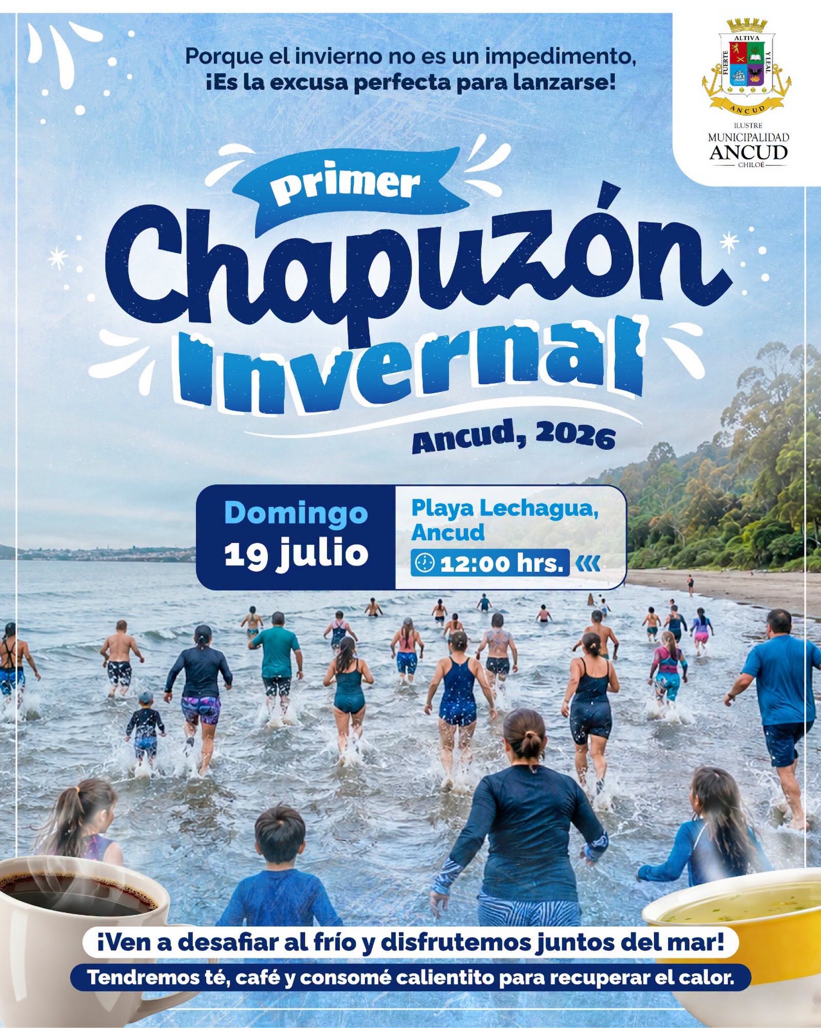 Chapuzon invernal Ancud