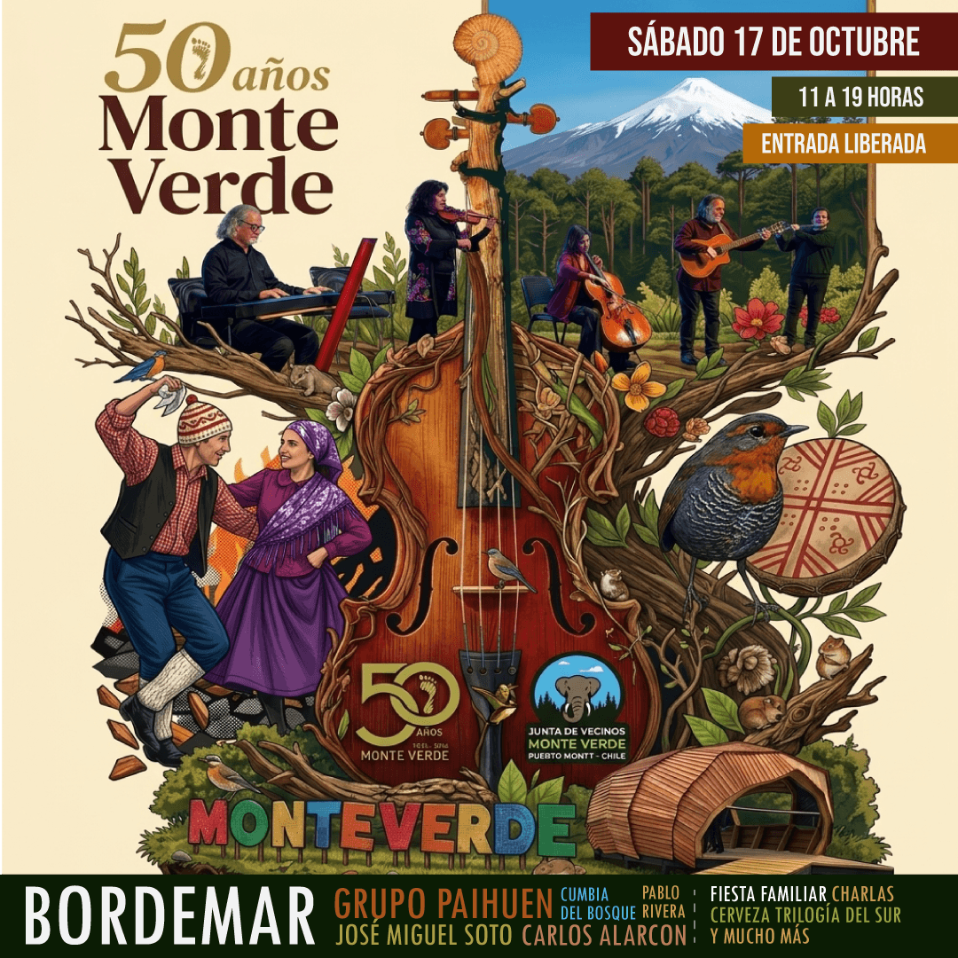 ¡Panorama imperdible en Puerto Montt! Gran celebración de los 50 años Monte Verde